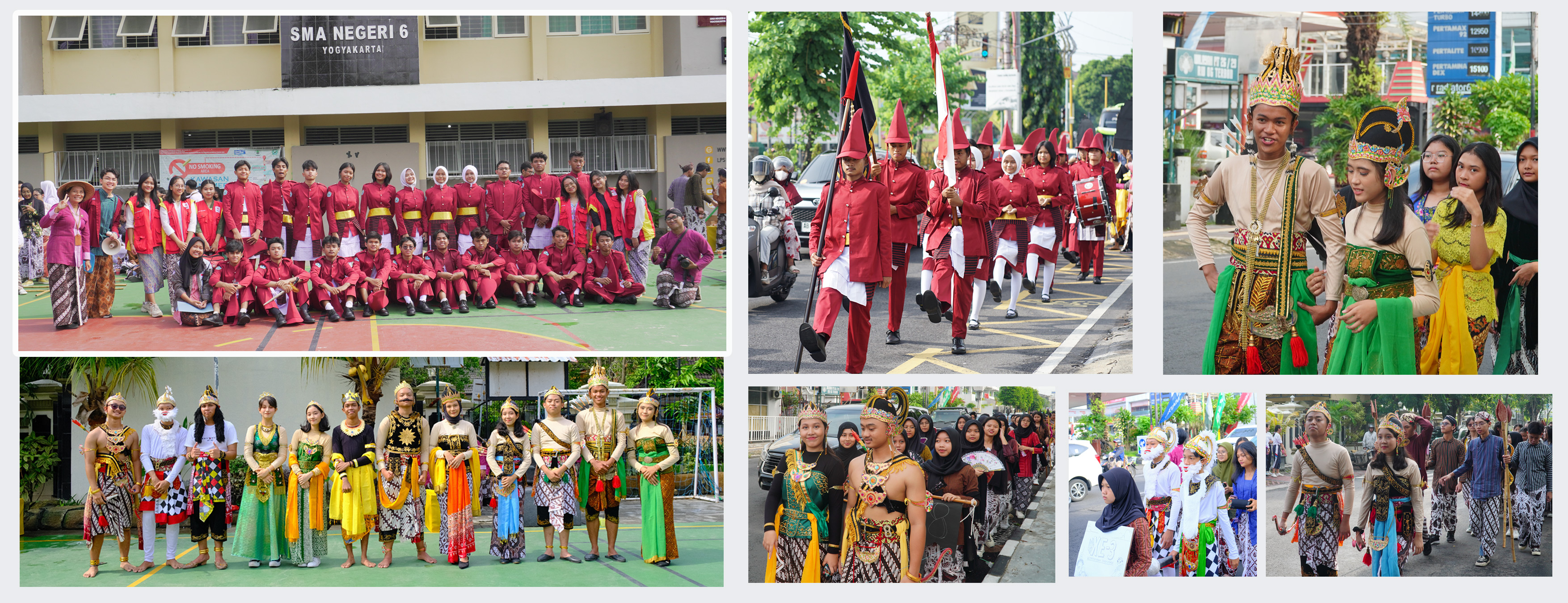 KIRAB BUDAYA SMAN 6 YOGYAKARTA MEMPERINGAT HUT YOGYAKARTA