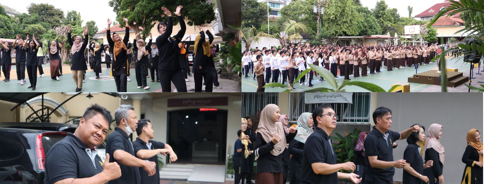 SMA Negeri 6 Yogyakarta Gelar Senam Rutin Bersama